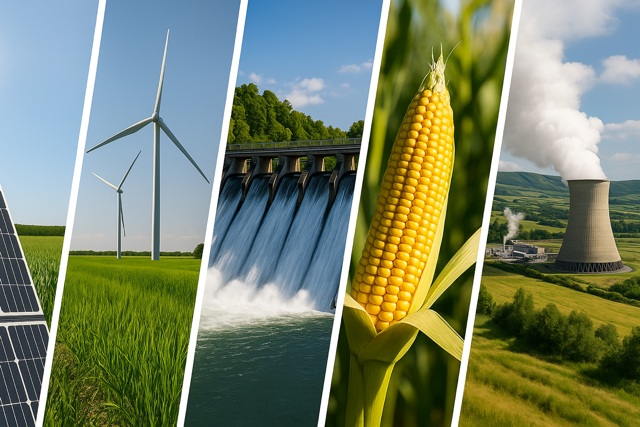 What are the different types of renewable energy?